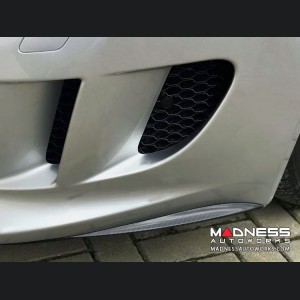 Jaguar F-Type Exterior Trim - Carbon Fiber - Front Bumper Flaps 